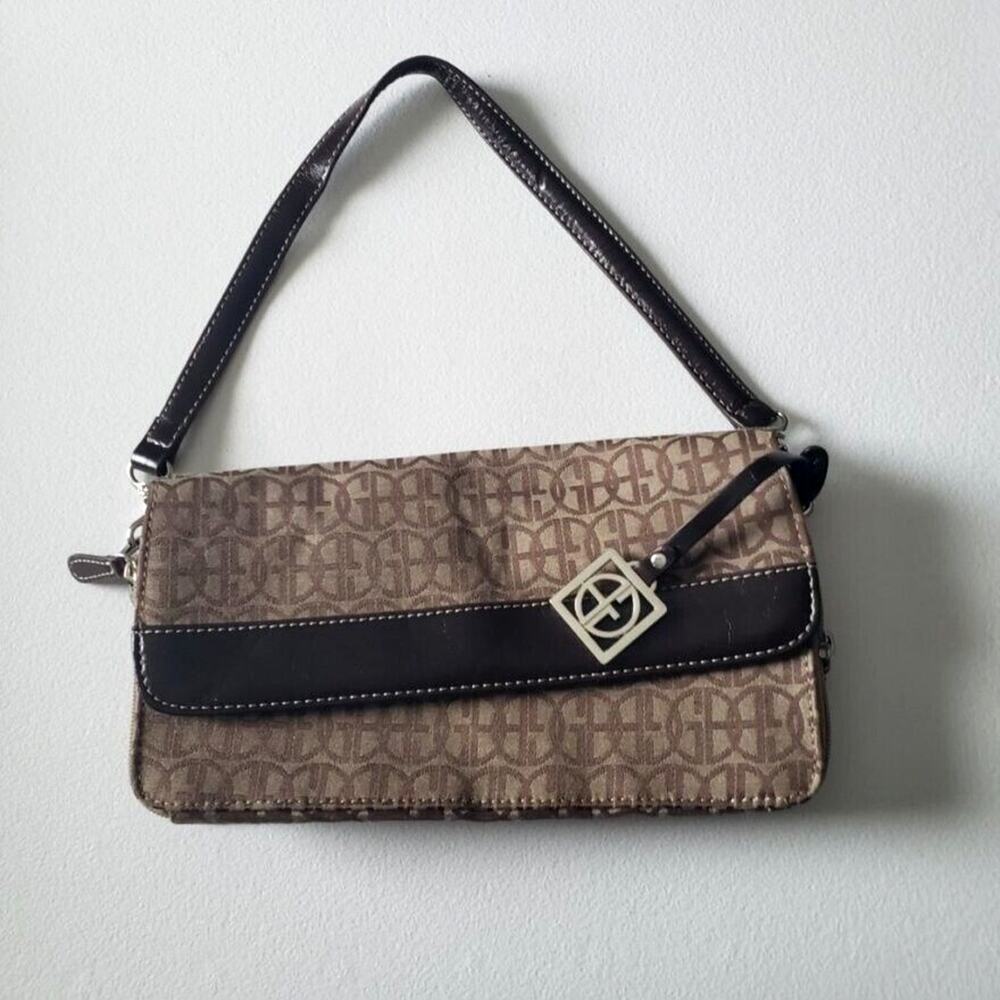 Gianni Bini Purse - Brown & Tan Bag / Handbag / Purse / Shoulder Bag
